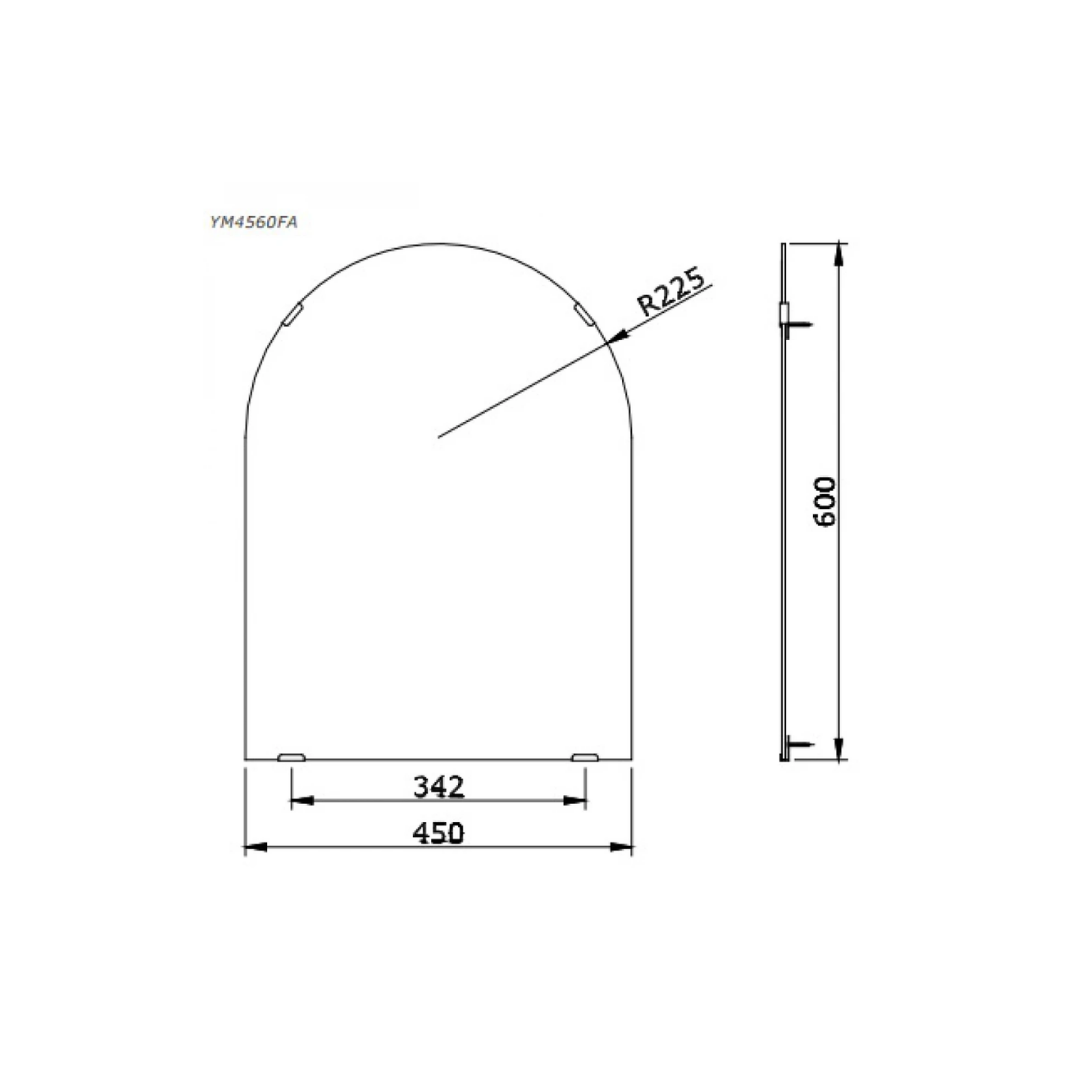 Gương Phòng Tắm TOTO YM4560FA Chống Mốc